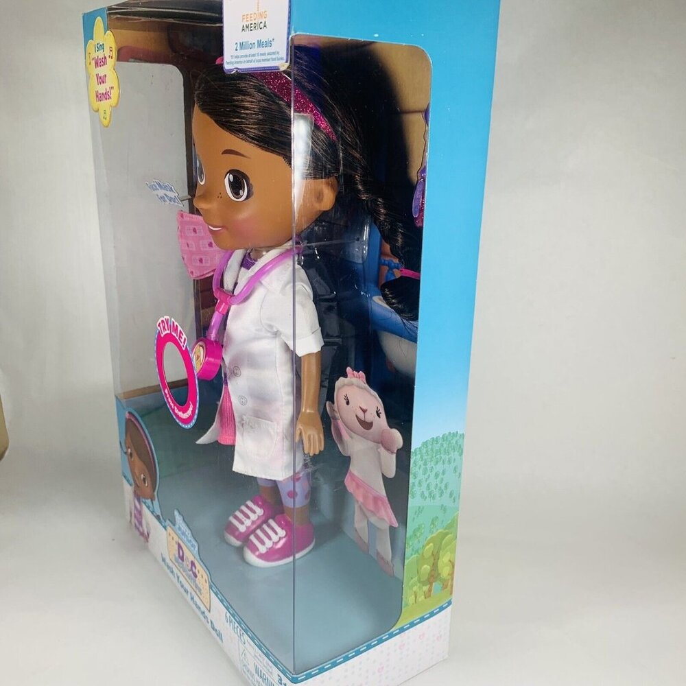 Doc McStuffins Wash Your Hands Singing Doll with Mask & Accessories - Picture 6 of 11